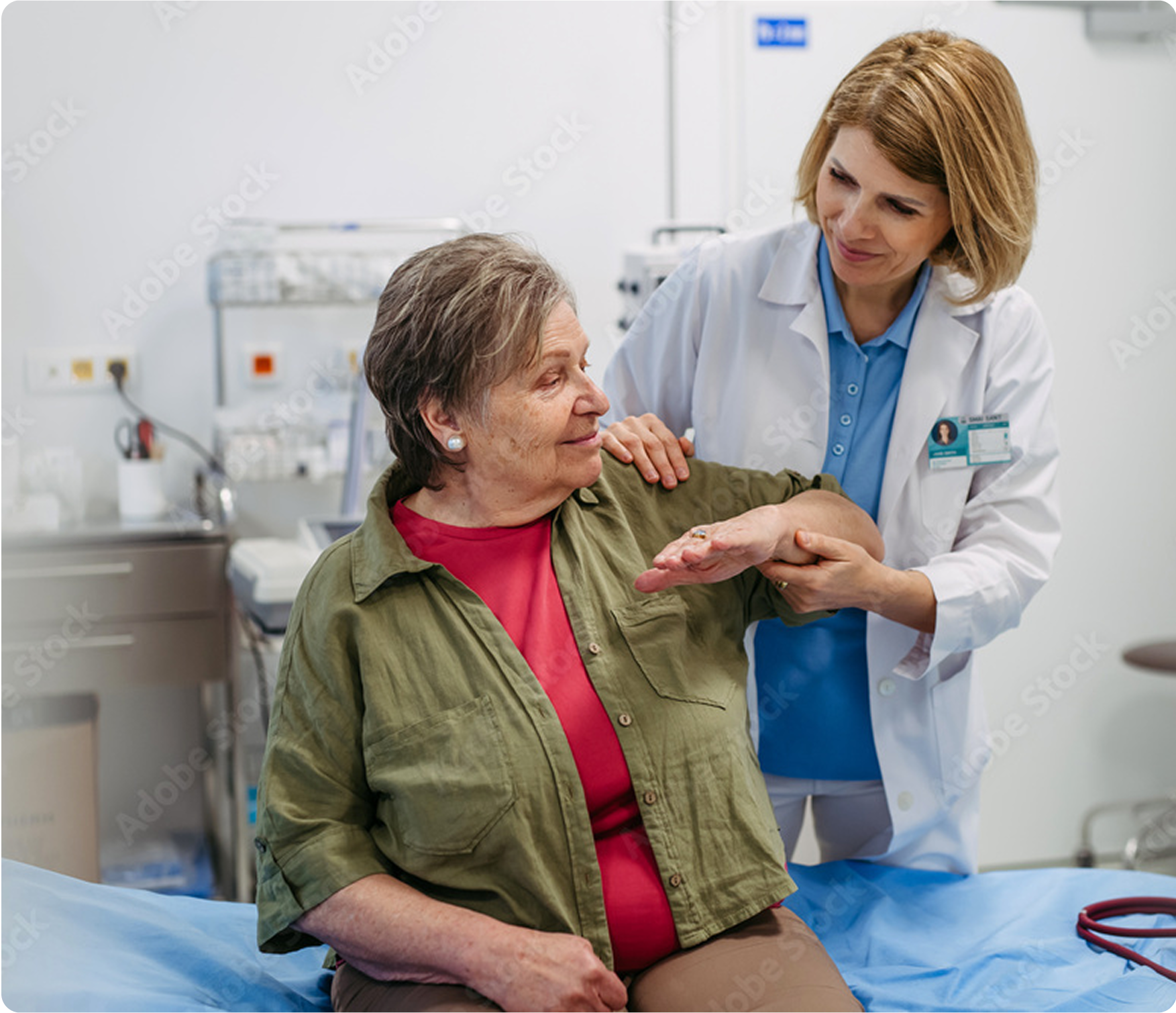 Doctor and a patient